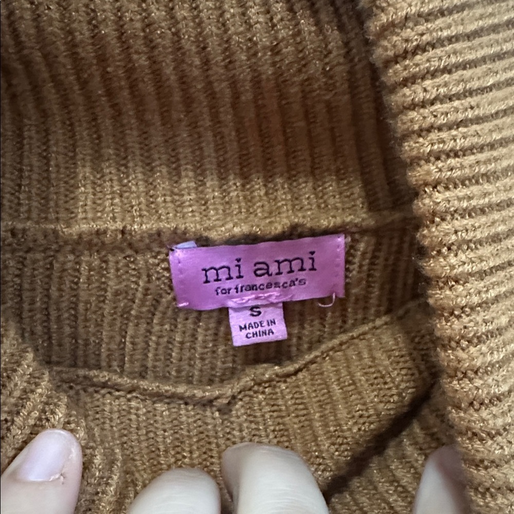 Francesca’s Cowl Neck Sweater - Picture 2 of 4